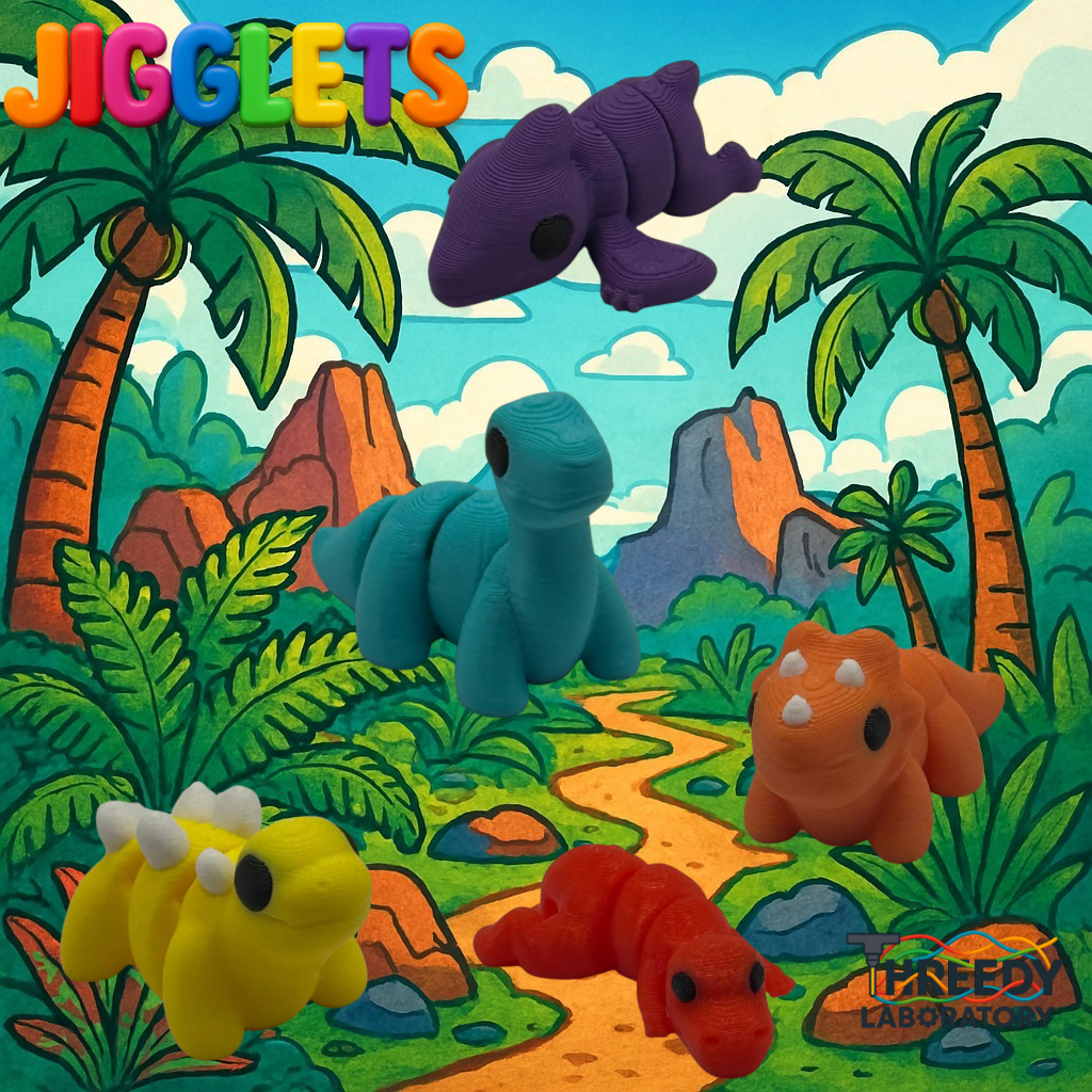 Jigglets (Dinosaur Pack)