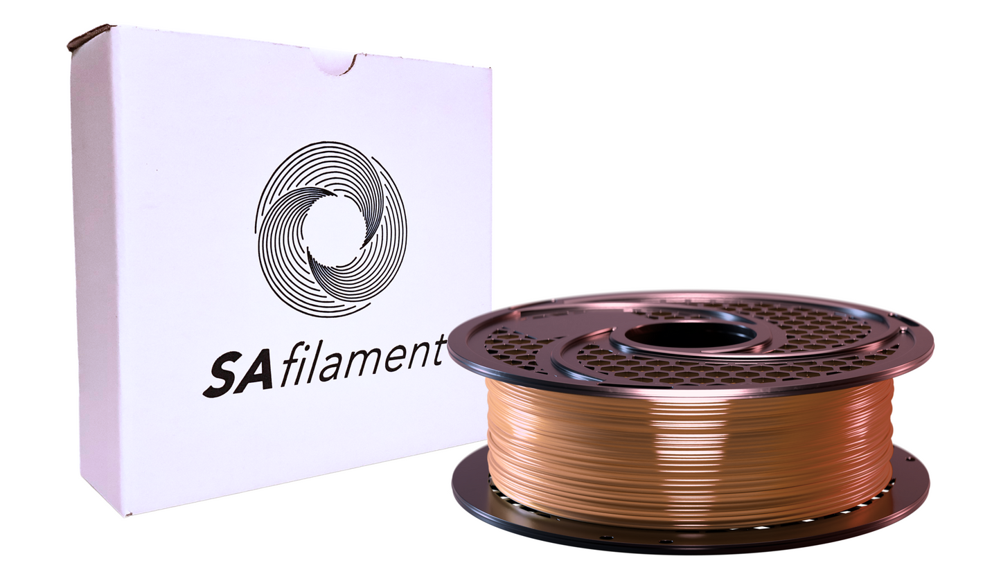 SAFilament – PLA+ – Silk – Brown – 1kg – 1.75mm