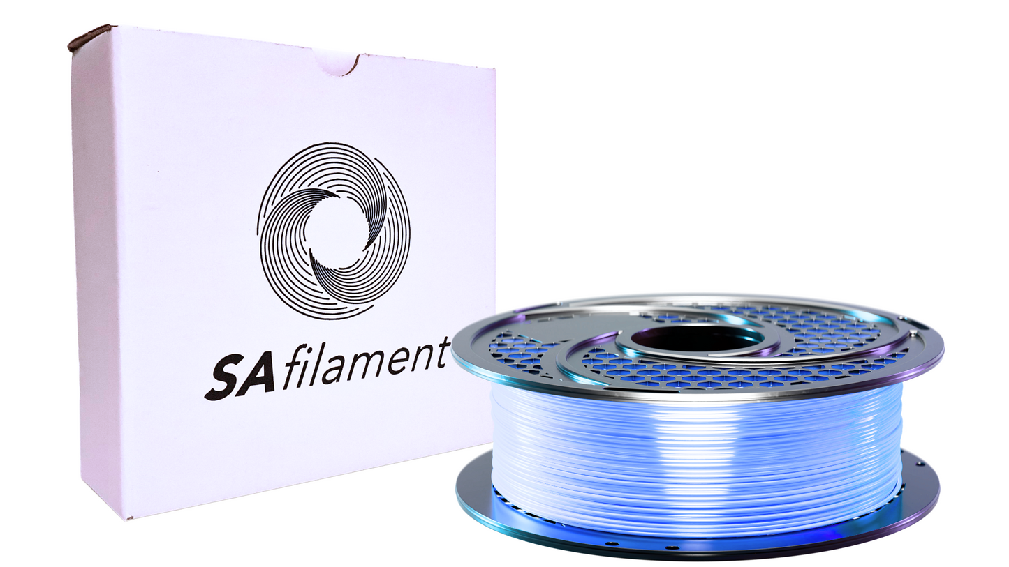 SAFilament – PLA+ – Silk – Chrome Blue – 1kg – 1.75mm