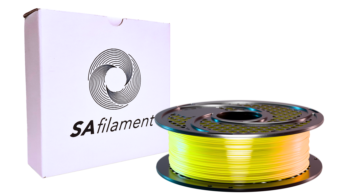 SAFilament – PLA+ – Silk – Yellow – 1kg – 1.75mm