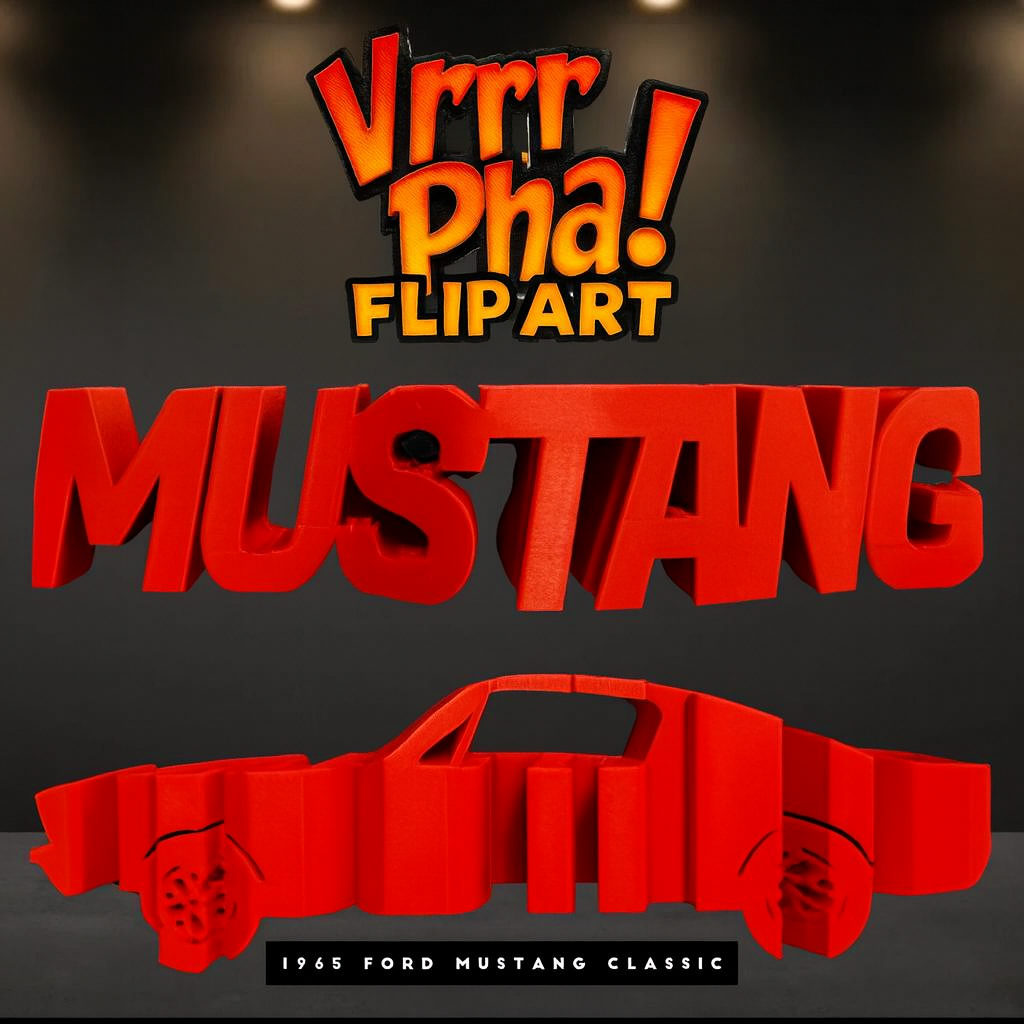 VrrrPha! FlipArt - Ford Mustang Classic (Gen 1 1964 - 1973)