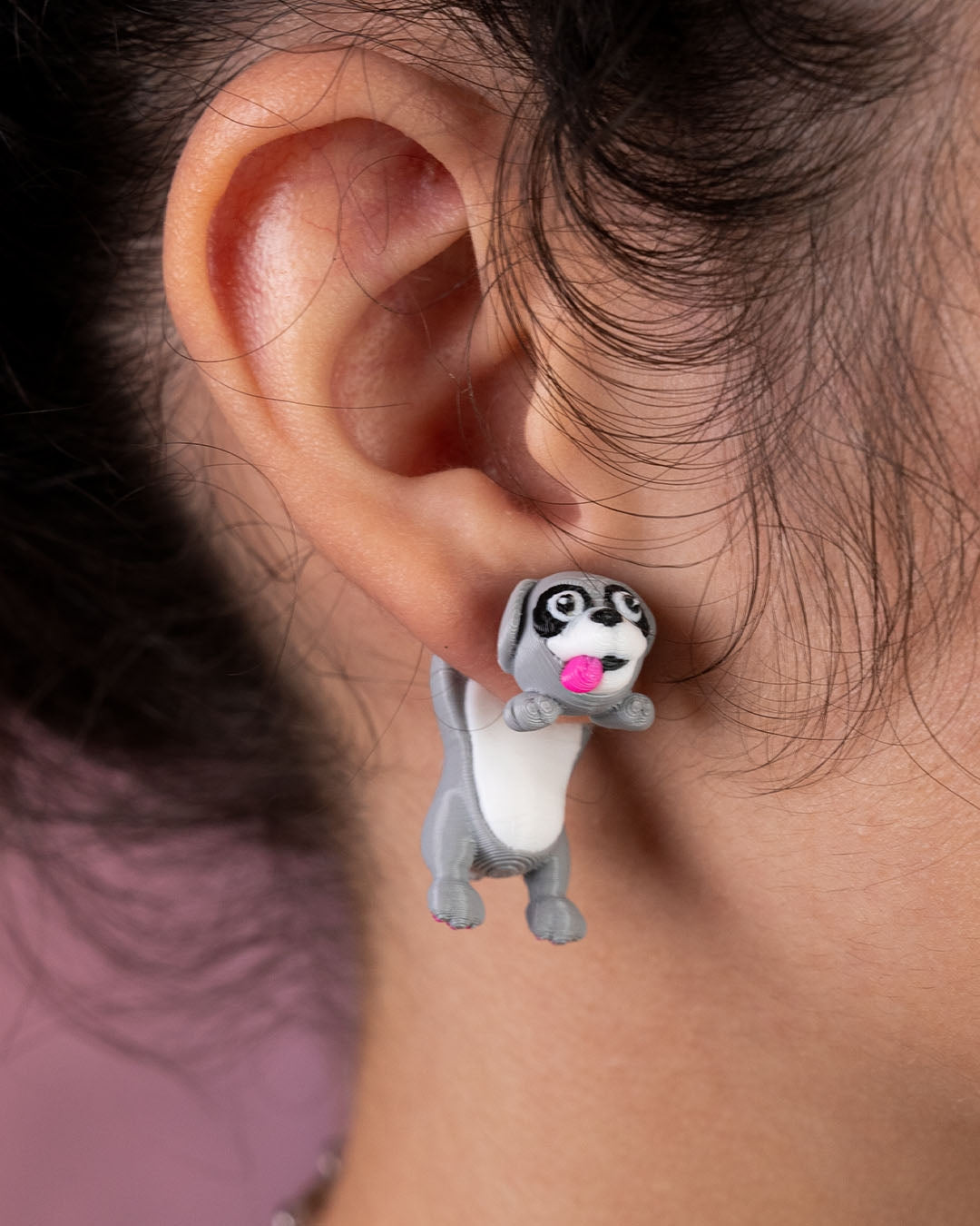 Pugged In Earrings