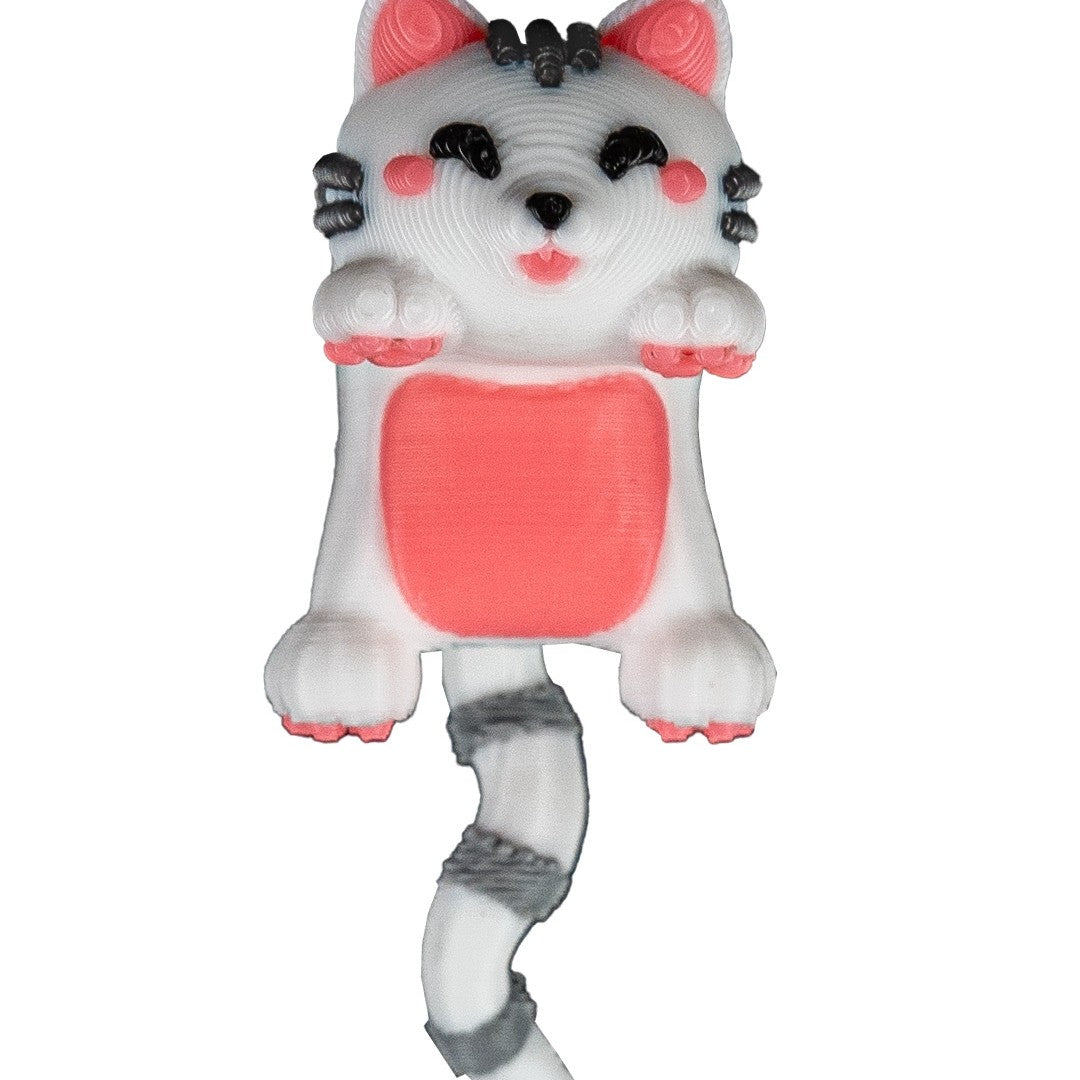 Purr-ced-ear Cat Earrings