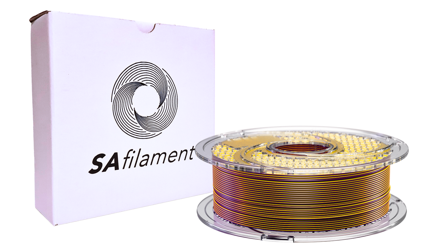 SAFilament – PLA+ – Silk – Golden Indigo – 750g – 1.75mm