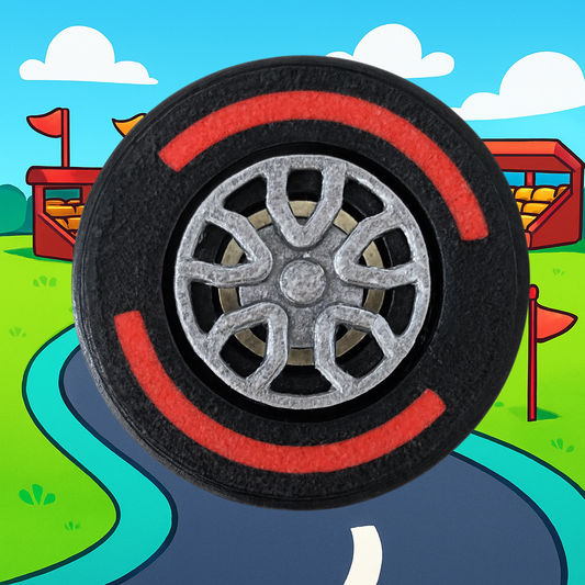 F1 Tire Fidget with Keychain