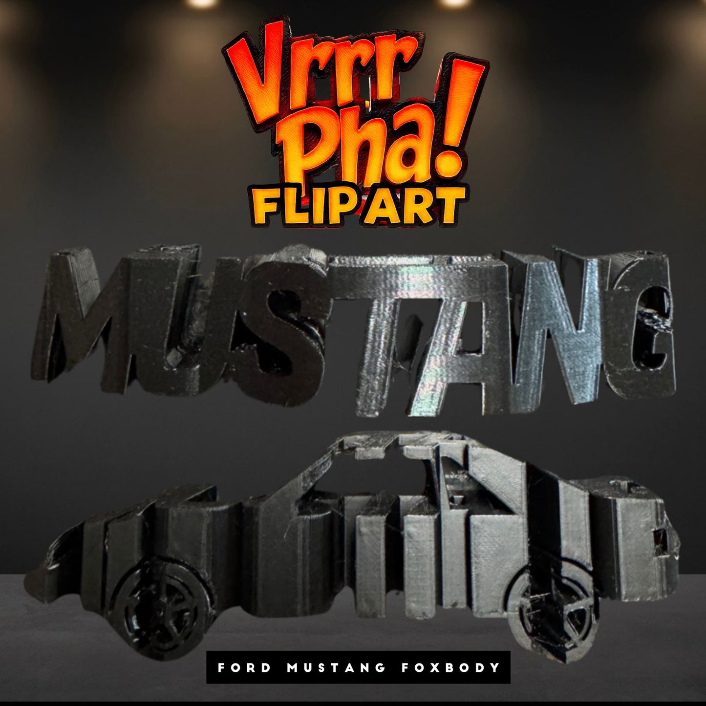 VrrrPha! FlipArt - Ford Mustang Foxbody (Gen 3 1979 - 1993)