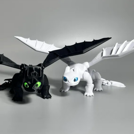 Flexi Light Fury Dragon