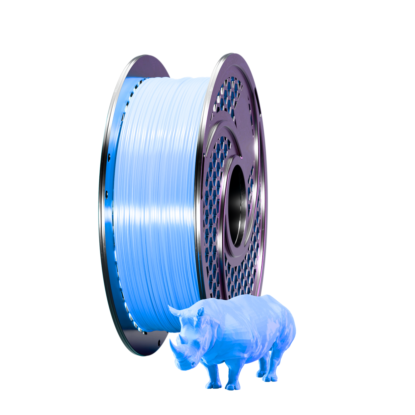 SAFilament – PLA+ – Silk – Chrome Blue – 1kg – 1.75mm