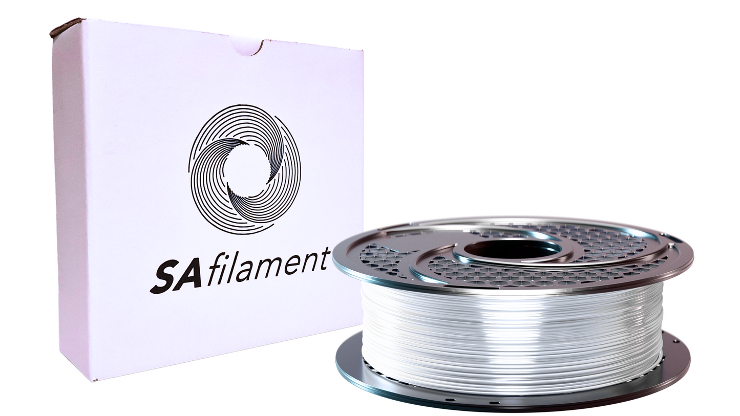 SAFilament – PLA+ – Silk – Chrome Silver – 1kg – 1.75mm
