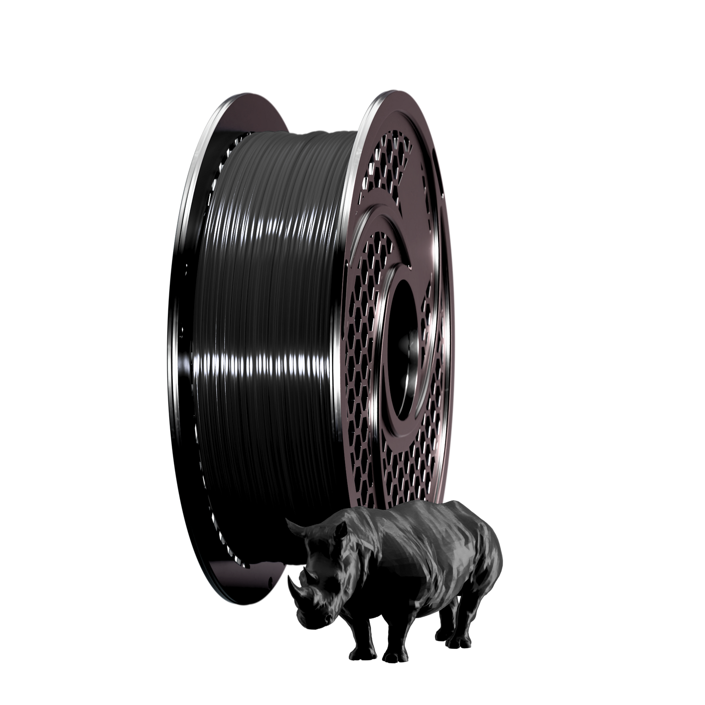 SAFilament – PLA+ – Silk – Gloss Black – 1kg – 1.75mm