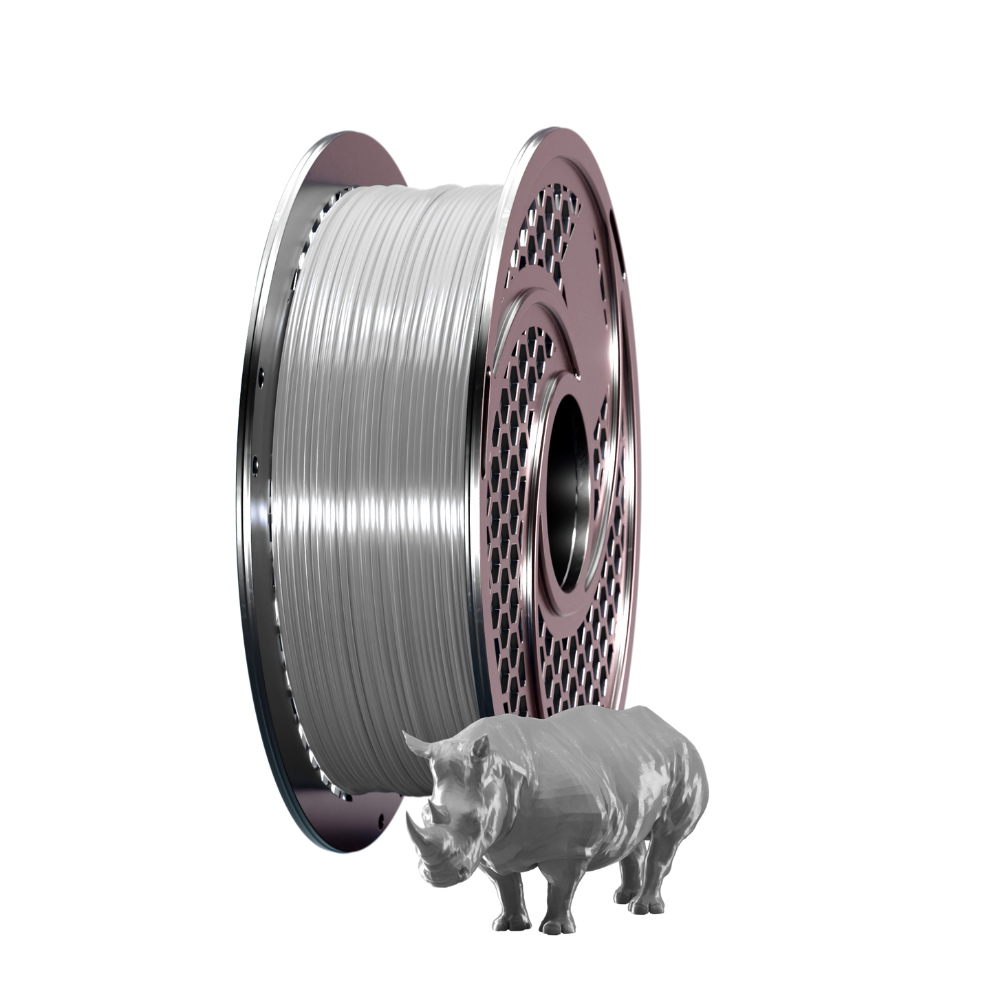 SAFilament – PLA+ – Silk – Gloss Grey – 1kg – 1.75mm