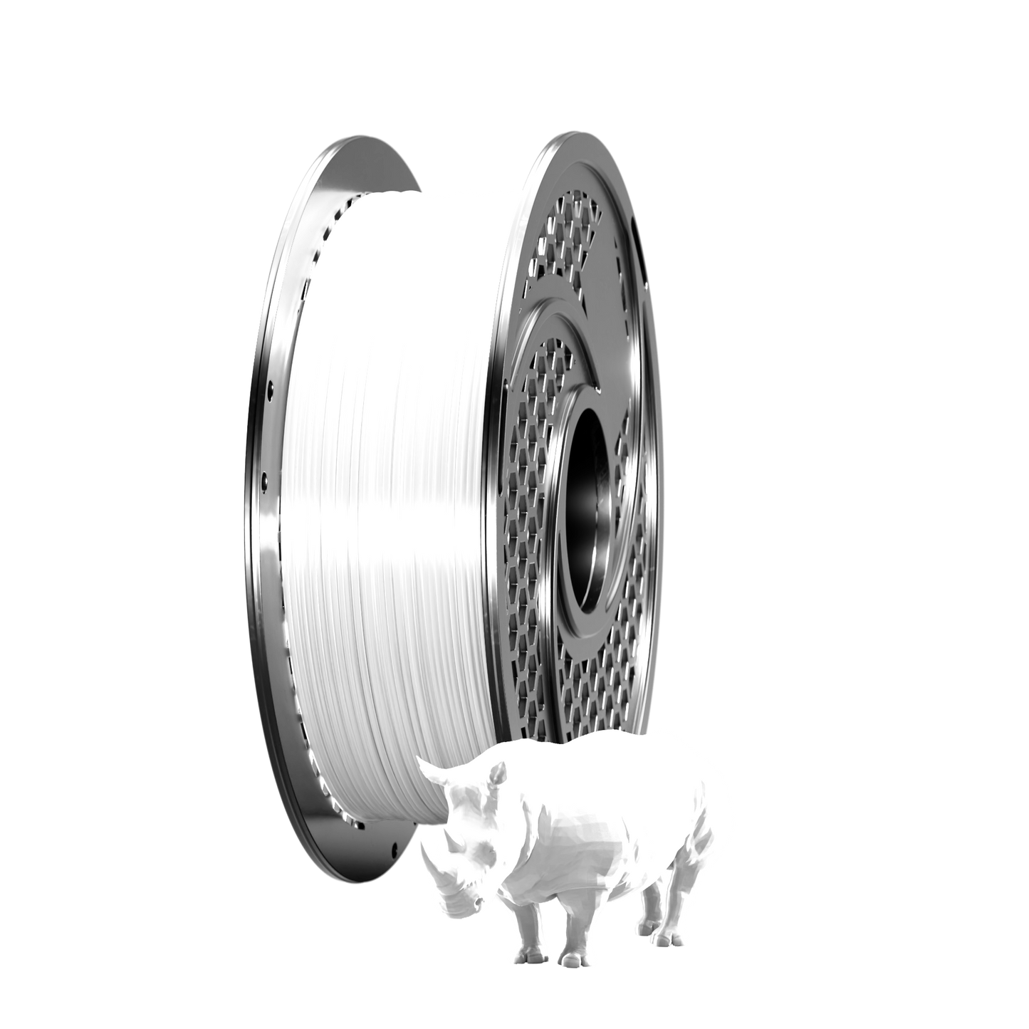 SAFilament – PLA+ – Silk – Gloss White – 1kg – 1.75mm