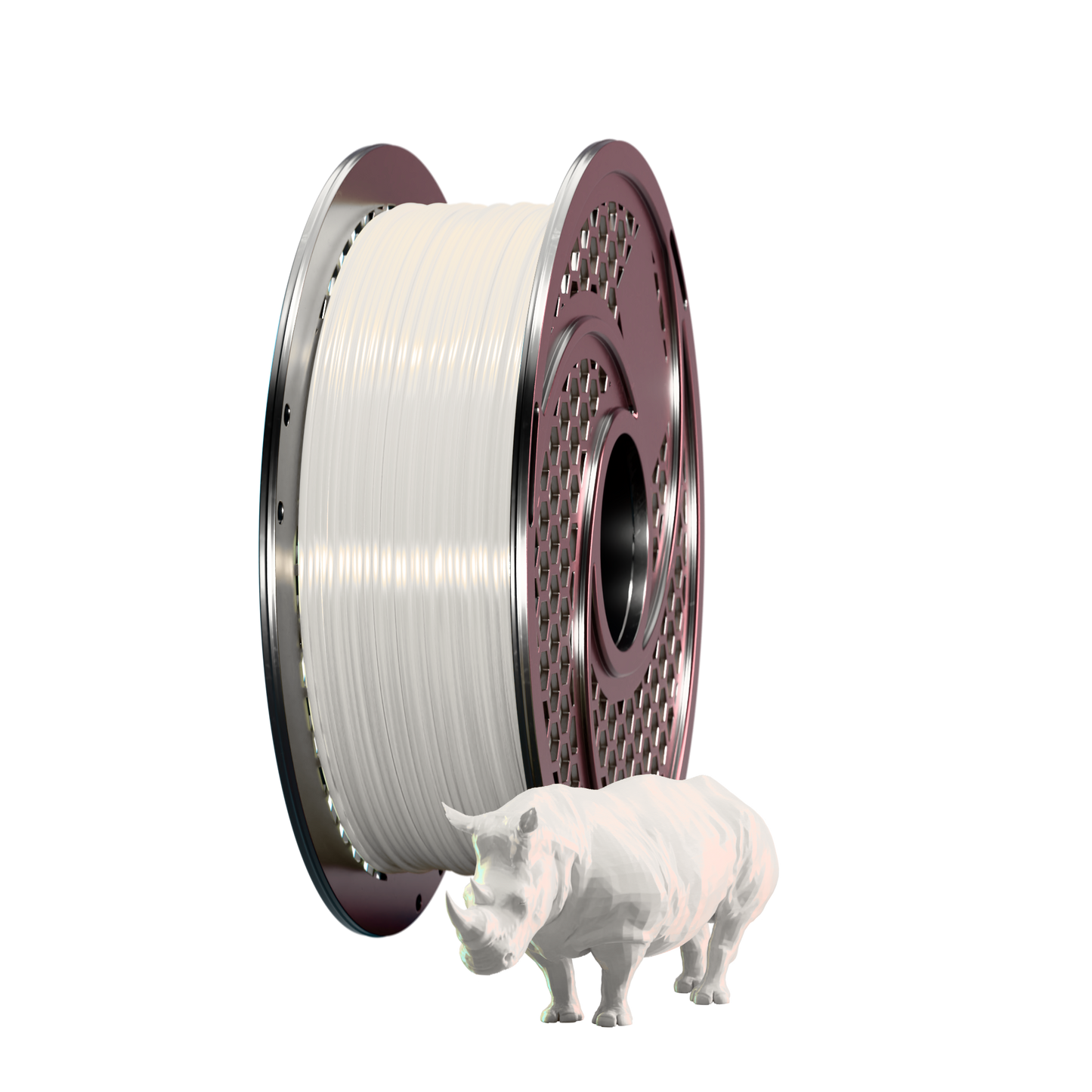 SAFilament – PLA+ – Silk – Pearl White – 1kg – 1.75mm