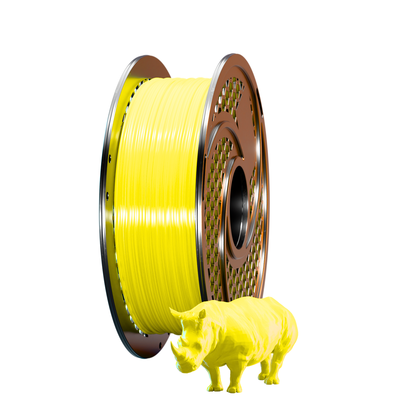 SAFilament – PLA+ – Silk – Yellow – 1kg – 1.75mm