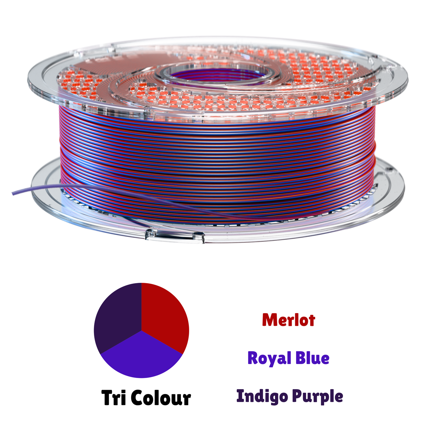 SAFilament – Tri Silk PLA – Velvet Twilight – 750g – 1.75mm