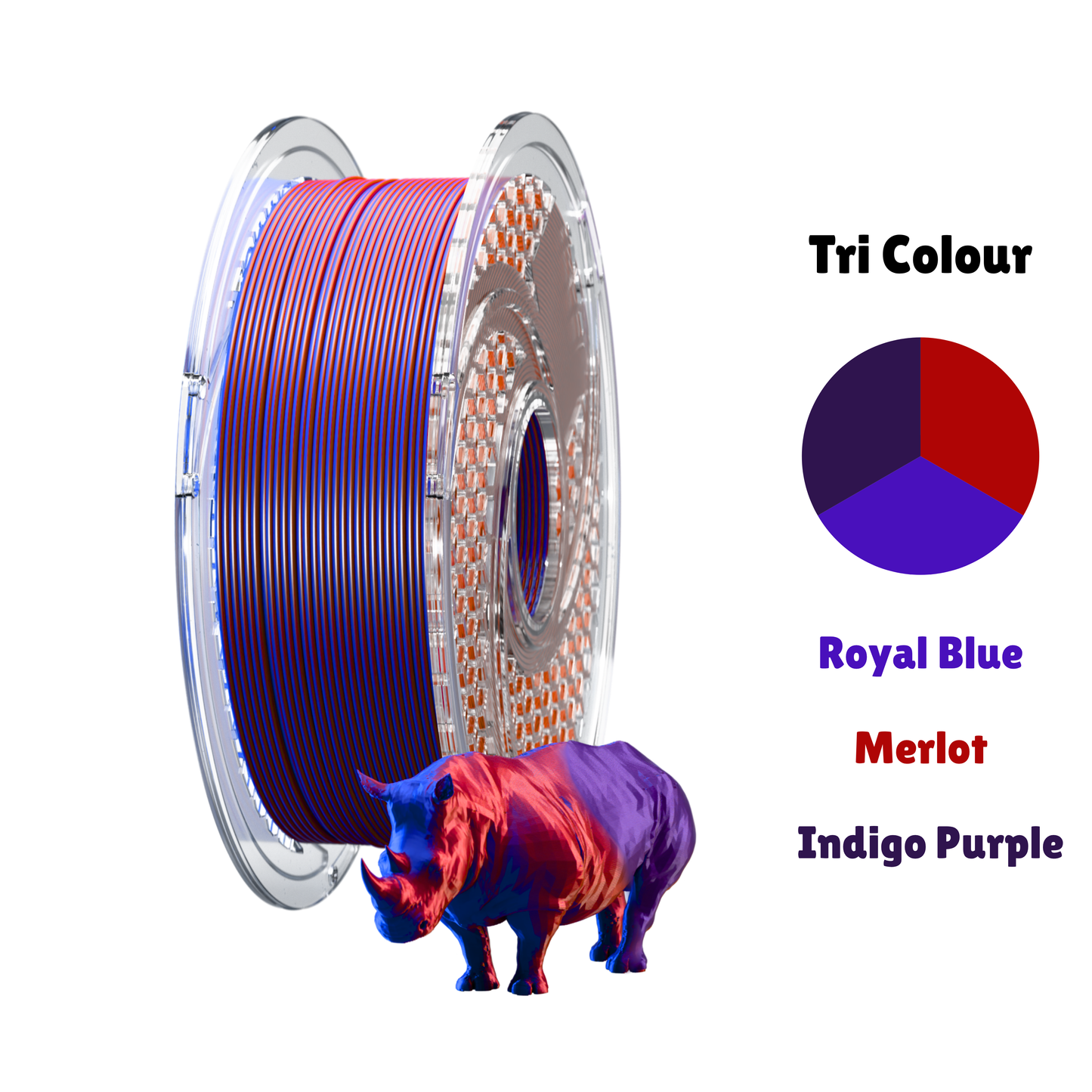 SAFilament – Tri Silk PLA – Velvet Twilight – 750g – 1.75mm
