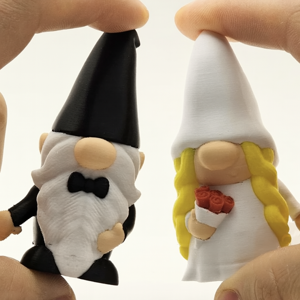 Wedding Gnome Cake Toppers
