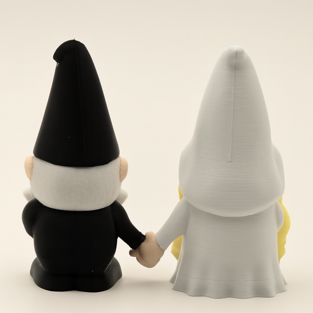 Wedding Gnome Cake Toppers